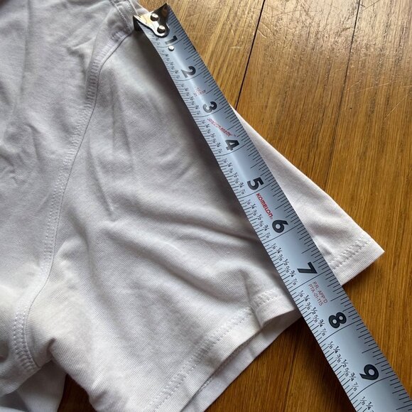 Lululemon Size 4 White Pima Cotton All Yours Short Sleeve Crewneck T-Shirt Top - Picture 9 of 14